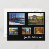 Joplin Missouri Shoal Creek Briefkaart (Voorkant / Achterkant)