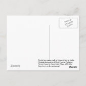 Joplin Missouri Shoal Creek Briefkaart (Achterkant)