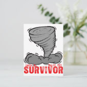 Joplin Missouri Tornado Survivor Briefkaart (Staand voorkant)