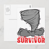 Joplin Missouri Tornado Survivor Briefkaart (Voorkant / Achterkant)