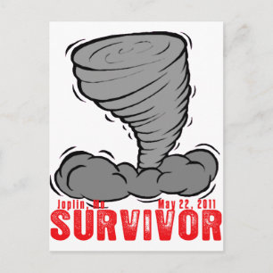 Joplin Missouri Tornado Survivor Briefkaart