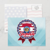 Joplin, MO Briefkaart (Voorkant / Achterkant)