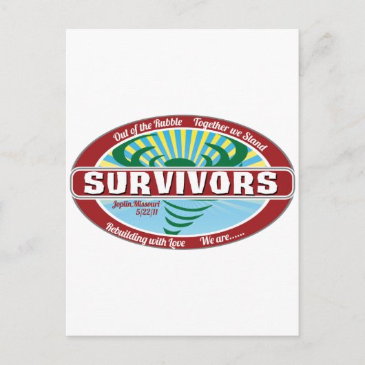 Joplin Survivor Briefkaart (Voorkant)