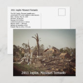 Joplin tornado 2011 in Missouri Briefkaart (Voorkant / Achterkant)