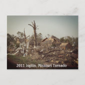 Joplin tornado 2011 in Missouri Briefkaart (Voorkant)