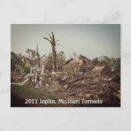 Joplin tornado 2011 in Missouri Briefkaart