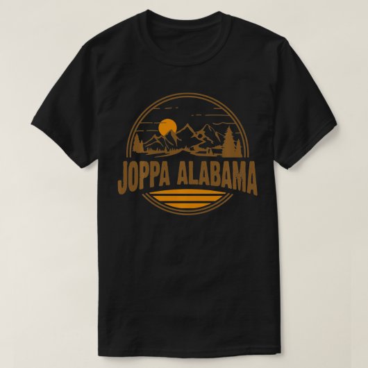 Joppa Alabama Bergwandelen Souvenir Pri T-shirt (Design voorkant)