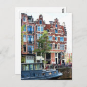 Jordaan Amsterdam Prinsengracht Corner Briefkaart (Voorkant / Achterkant)