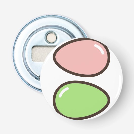 jordaanamandelmond button flesopener (Voorkant)