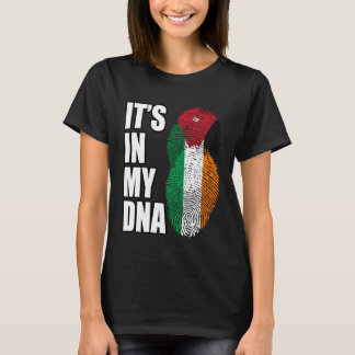 Jordaanse en Ierse mix DNA erfgoed vlag T-shirt