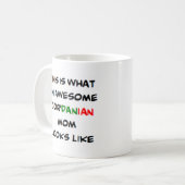 Jordaanse moeder, geweldig koffiemok (Voorkant links)