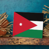 Jordaanse vlag fotoplaat (Zijkant)
