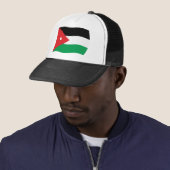 Jordaanse vlag hoed trucker pet (In situ)