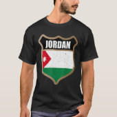 Jordaanse vlag voor proud - Jordaniërs en amma T-shirt (Voorkant)
