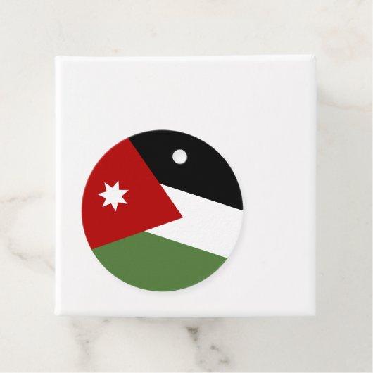 Jordaanvlag Bedankjes Labels (In situ)