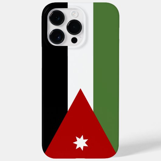 Jordaanvlag Case-Mate iPhone Case (Achterkant)