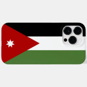 Jordaanvlag Case-Mate iPhone Case (Achterkant (horizontaal))