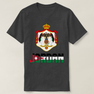Jordaanvlag en wapenschild t-shirt