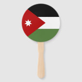 Jordaanvlag Handwaaier (Voorkant)