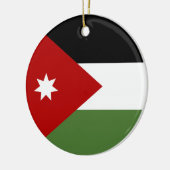 Jordaanvlag Keramisch Ornament (Links)