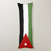 Jordaanvlag Lichaamskussen (Achterkant (Verticaal))
