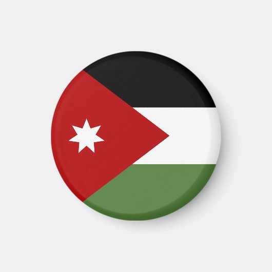 Jordaanvlag Magneet (Voorkant)
