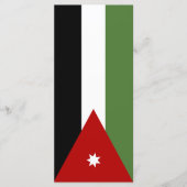 Jordaanvlag Menu (Voorkant)