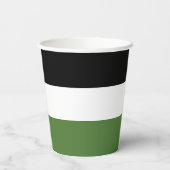 Jordaanvlag Papieren Bekers (Achterkant)