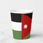 Jordaanvlag Papieren Bekers (Rechts)