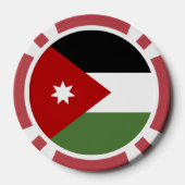 Jordaanvlag Poker Chips (Achterkant)