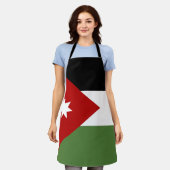 Jordaanvlag Schort (Gedragen)
