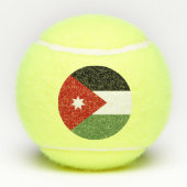 Jordaanvlag Tennisballen (Achterkant)