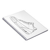 Jordan 3 Coloring Notitieboek (Rechterzijde)