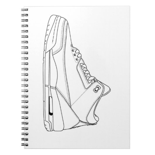 Jordan 3 Coloring Notitieboek (Voorkant)