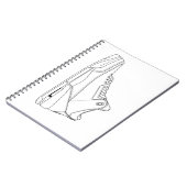 Jordan 3 Kleurgeving Notitieboek (Linkerzijde)