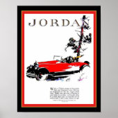 Jordan Automobile Advertisement uit 1920 Poster (Voorkant)