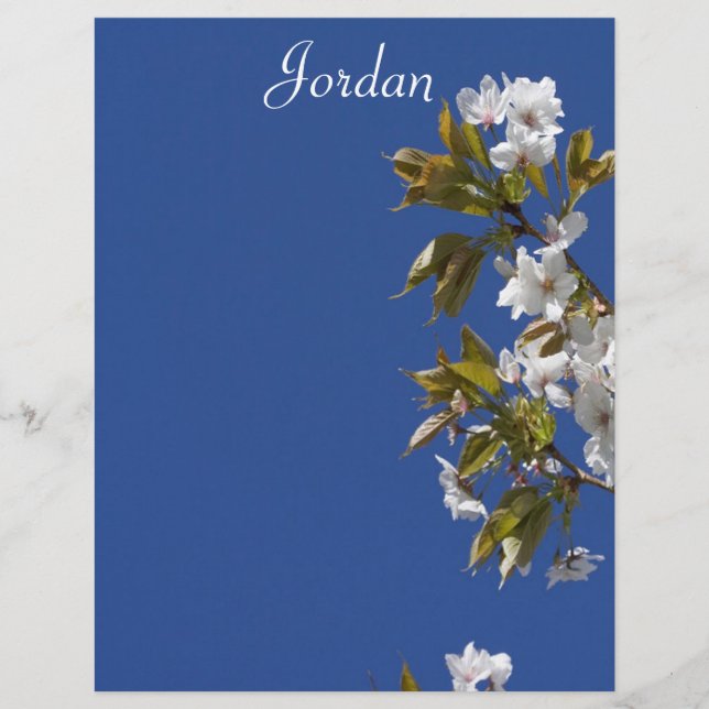 Jordan Blossom Letterhead (Voorkant)