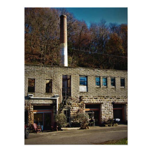 "Jordan Brewery Complex" Foto Afdruk (Voorkant)