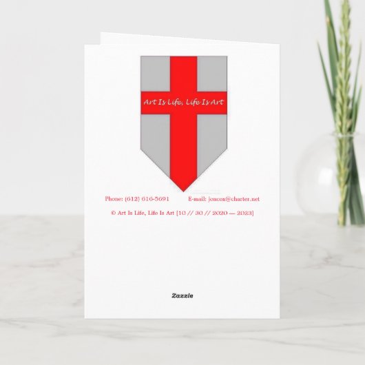 "Jordan Brewery Complex" Verjaardag Kaart (Achterkant)