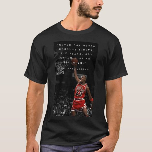 Jordan citeert Poster T-shirt (Voorkant)