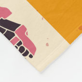 Jordan Culture Retro Geïllustreerde Symbolen Fleece Deken (Hoek)