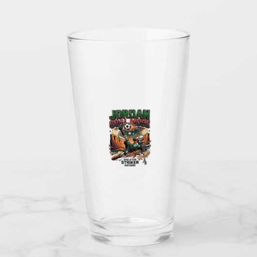 Jordan Doelmodus Skelet Aanvaller Naties Dynamisch Glas (Voorkant)