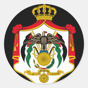 jordan embleem ronde sticker