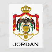JORDAN - embleem/vlag/wapen/symbool Briefkaart (Voorkant)