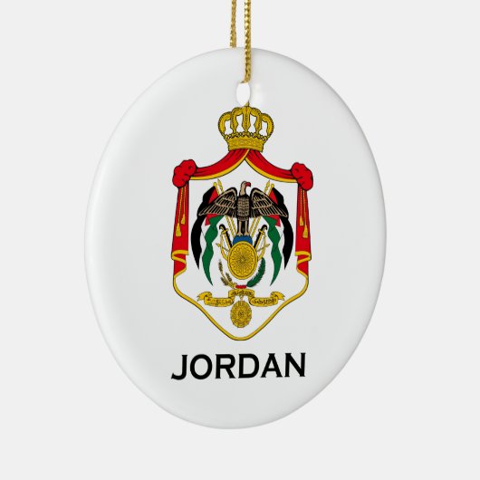 JORDAN - embleem/vlag/wapen/symbool Keramisch Ornament (Rechts)
