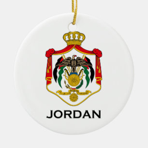 JORDAN - embleem/vlag/wapen/symbool Keramisch Ornament