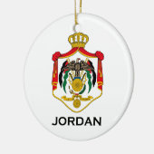 JORDAN - embleem/vlag/wapen/symbool Keramisch Ornament (Links)