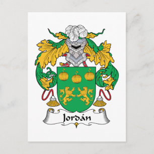 Jordan Family Crest Briefkaart