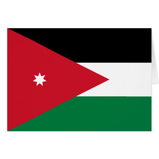 Jordan Flag (Voorkant Horizontaal)