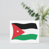 Jordan Flag Briefkaart (Staand voorkant)